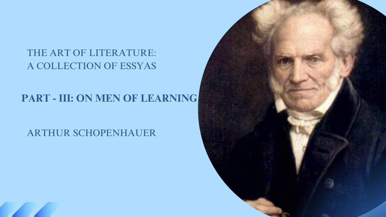 THE ART OF LITERATURE: A COLLECTION OF ESSAYS (Part - IV)